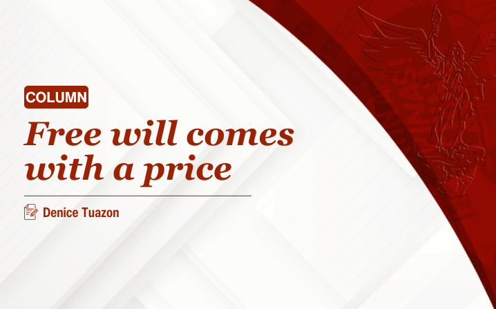 Free will comes with a price