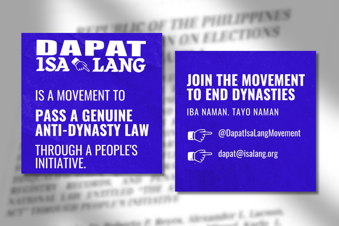 HAU community to back people’s initiative vs political dynasties