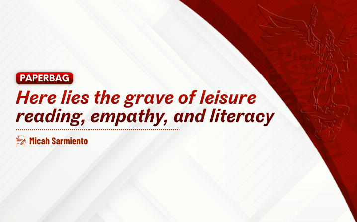 Here lies the grave of leisure reading, empathy, and literacy